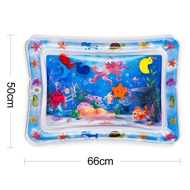 Baby Water Play Mat Inflatable Infant Tummy Time Playmat
