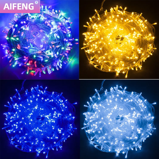 Xmas Outdoor christmas lights led string lights Luces Decoracion