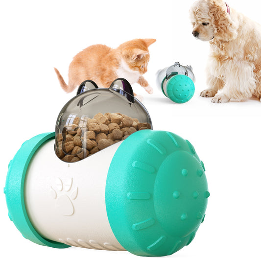 Funny Dog Treat Leaking Wheel Interactive Toy