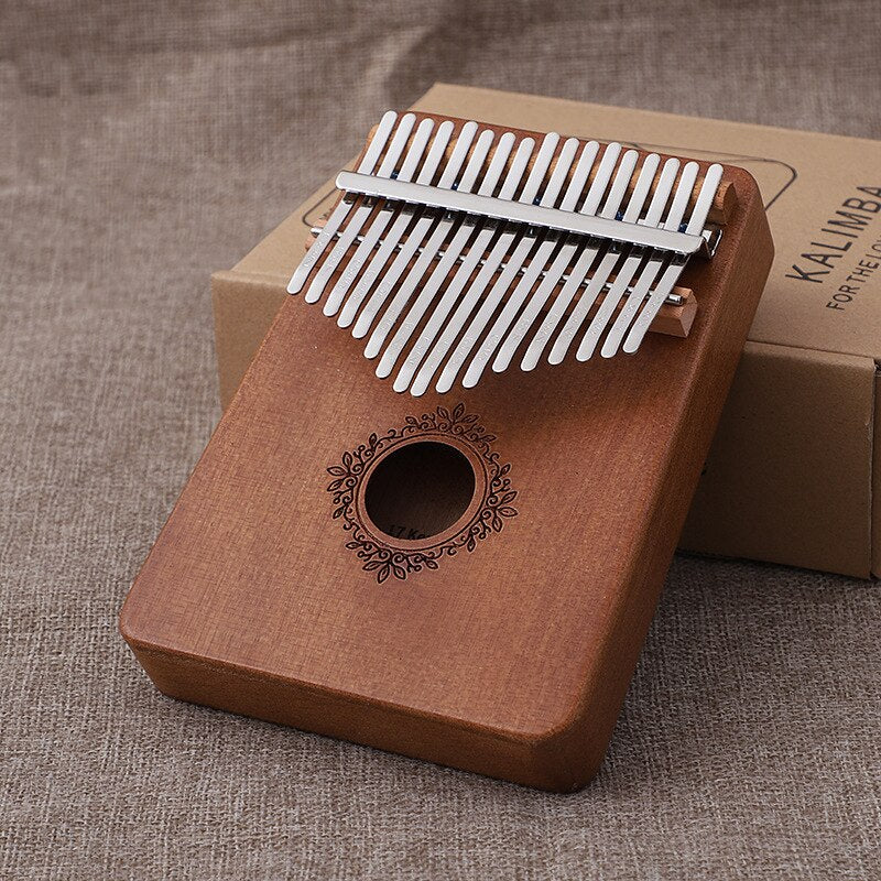 Kalimba Thumb Piano 17 Keys, Portable Mbira Finger Piano