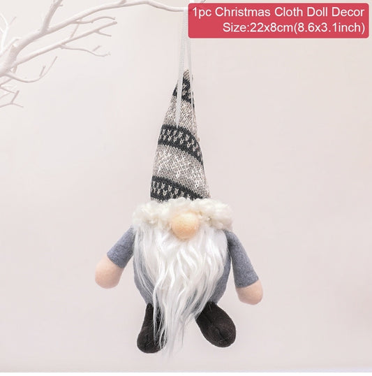 Gnome Christmas Faceless Doll Merry Christmas Decorations