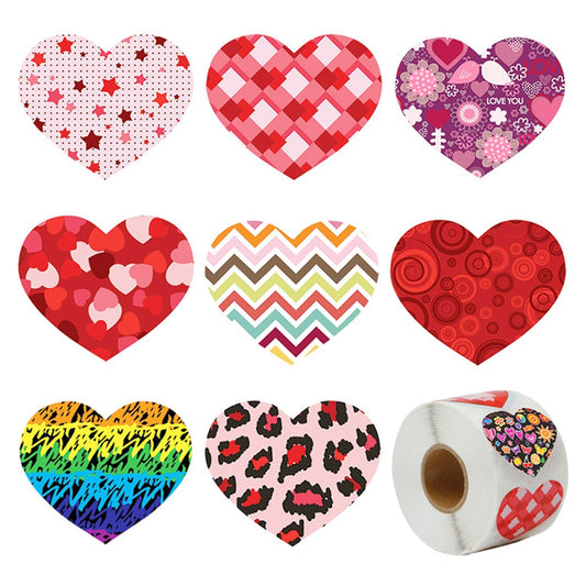 Heart Shaped Label Sticker Scrapbooking Gift Packaging Seal