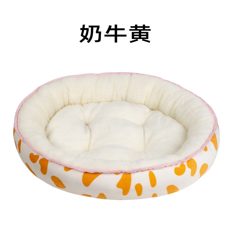 70Cm Dog Bed Cushion Winter Basket