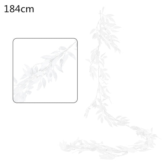 Green Eucalyptus Leaves Garland Wisteria Artificial Flowers