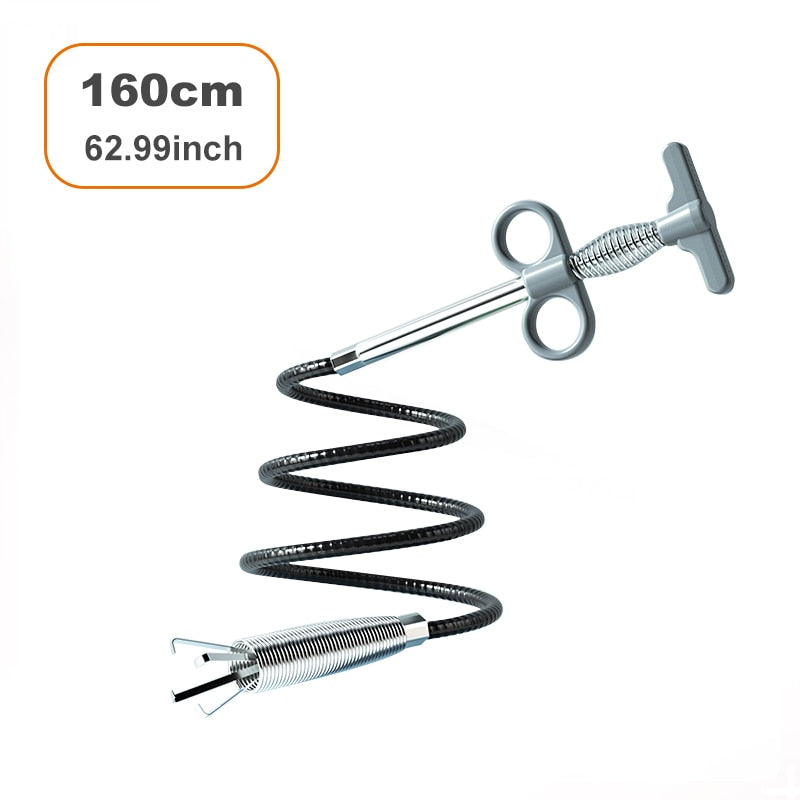 Sewer Pipe Unblocker Snake Spring Pipe Dredging Tool