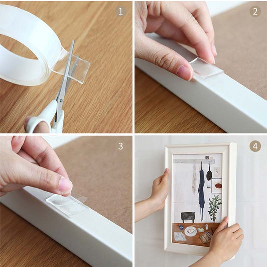 Double Sided Tape Nano Tape Reusable Waterproof