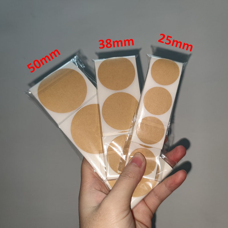 Kraft Paper Stickers Round Blank Labels For Gift Tag