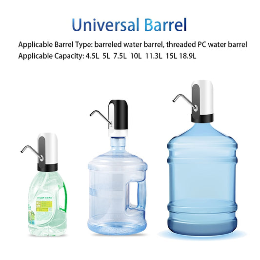 Water Bottle Pump USB Charging Automatic Electric Water Dispenser