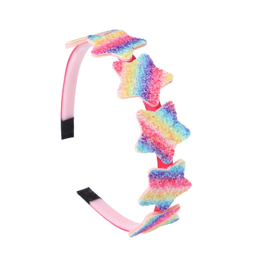 Fashion Girls Glitter Hair Bands Cute Colors Hair Hoop