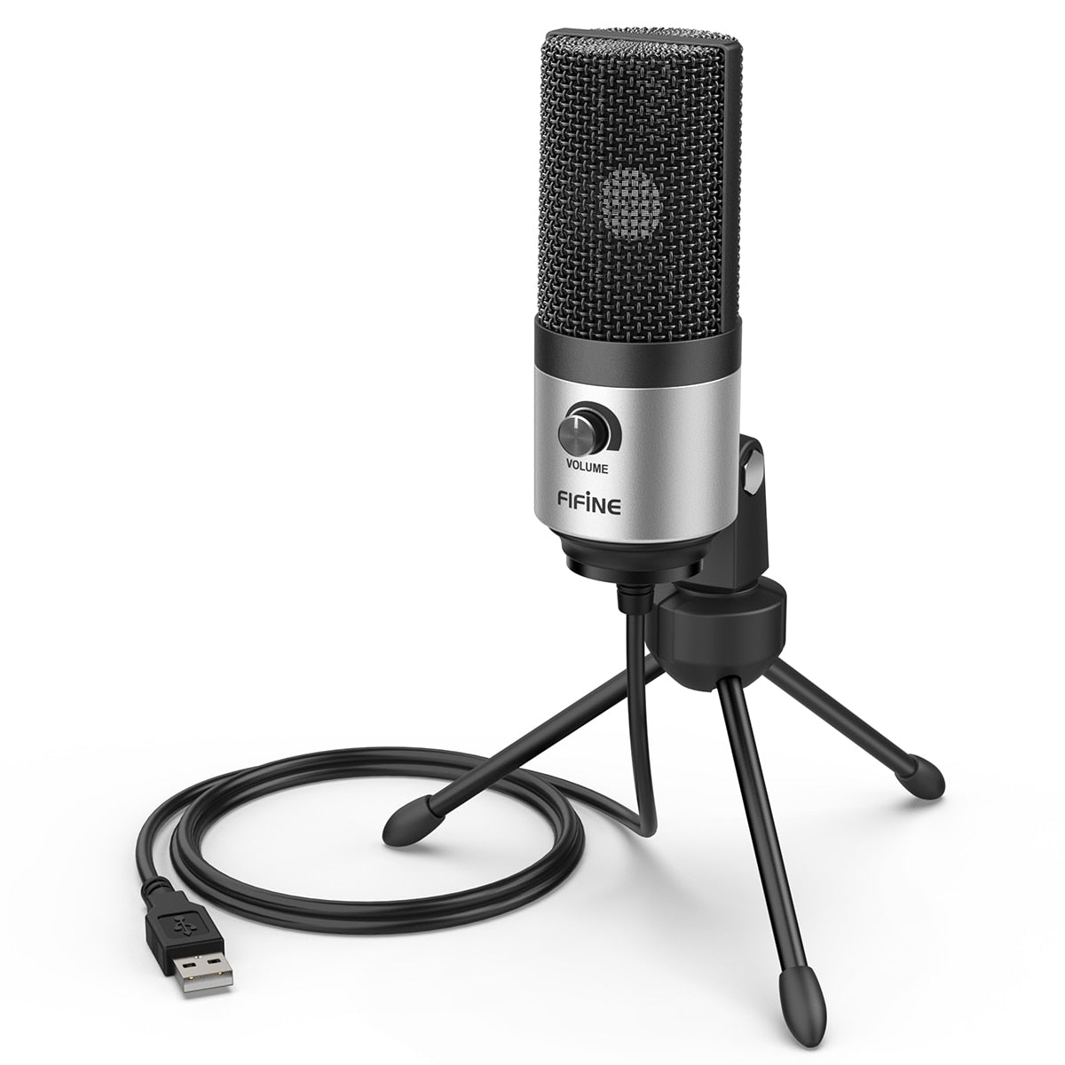 Metal USB Condenser Recording Microphone