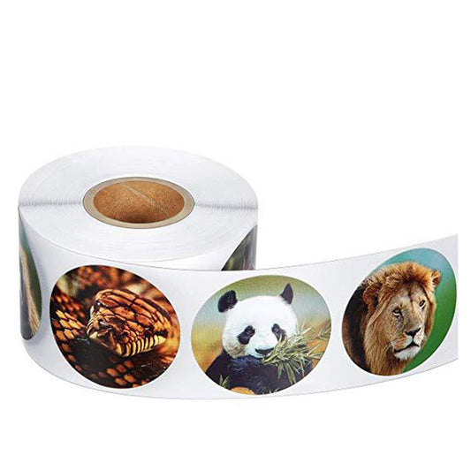 Zoo Animals cartoon Stickers for kids classic toys