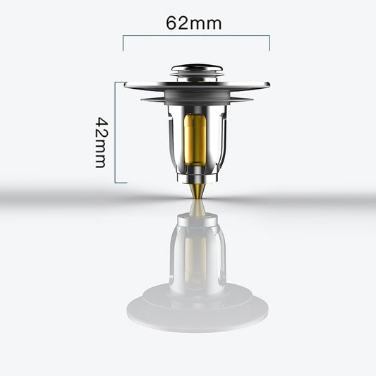 Universal Stainless Steel Pop-Up Bounce Core Basin Drain