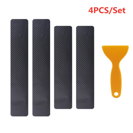 4 Pieces Set Universal 3D Carbon Car Pedal Stickers