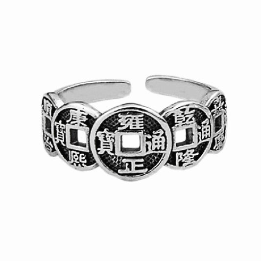 Ethnic Retro Five Emperor Ring