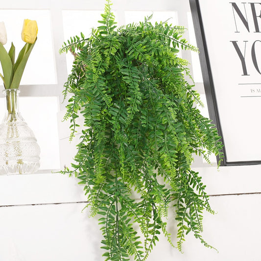 Green Vine Silk Artificial Hanging Leaf Garland Plants Leaves