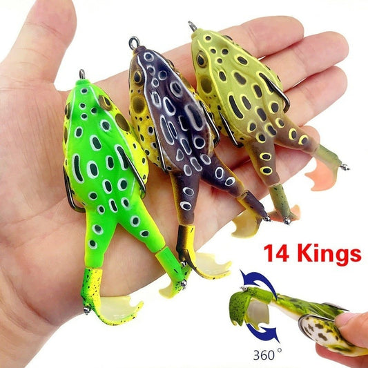 Double Propeller Thunder Frog Fishing Lure