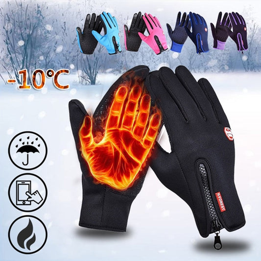 Unisex Touch Screen Winter Gloves Mens Warm Outdoor Gloves