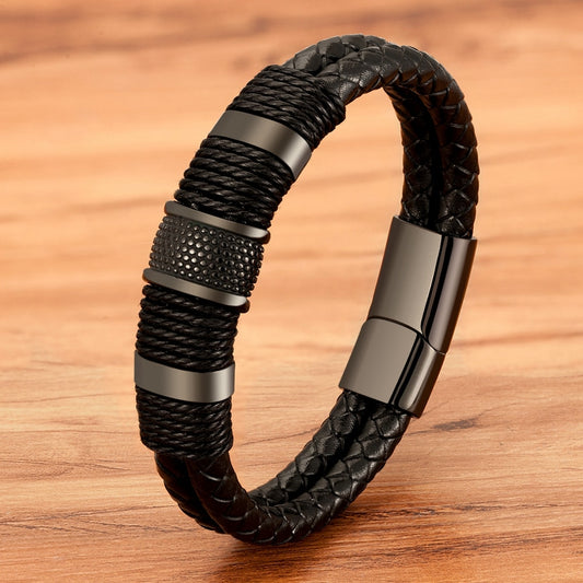 Woven Leather Rope Wrapping Special Style Classic