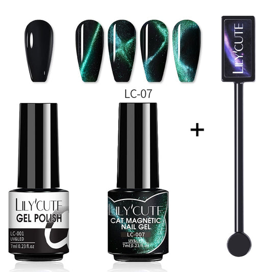 Beauty Magnetic Gel Polish Set Semi Permanent Soak