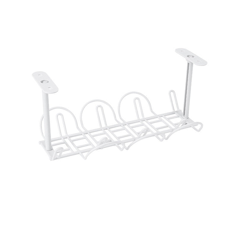 Plastic Storage Rack Cable Organizer Desk Set