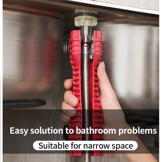 8 In 1 Flume wrench Anti-slip Kitchen Sink Repair Wrench