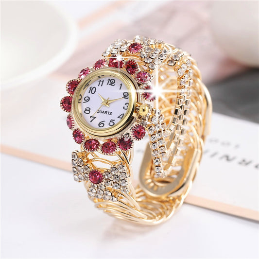Luxury Rhinestone Bracelet Watch Wristwatch