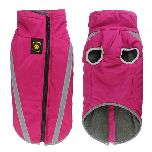 Waterproof Dog Clothes Jackets Padded Fleece