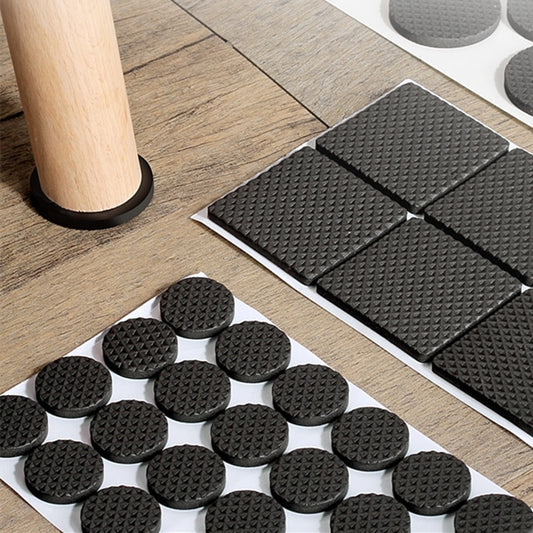 Black Self Adhesive Furniture Leg Rug Anti Scratch Floor