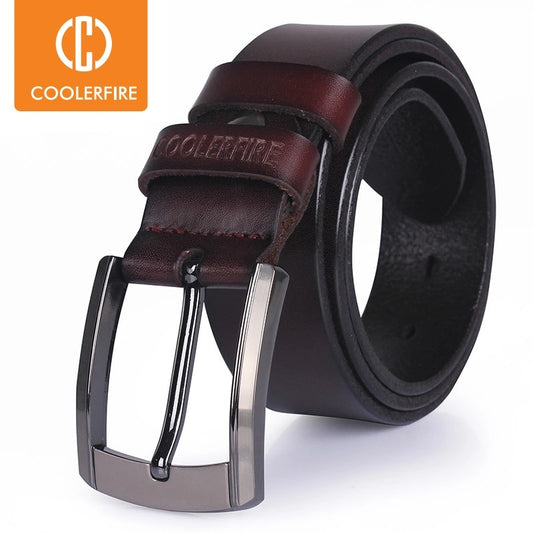 Genuine leather belt luxury designer belts cowskin