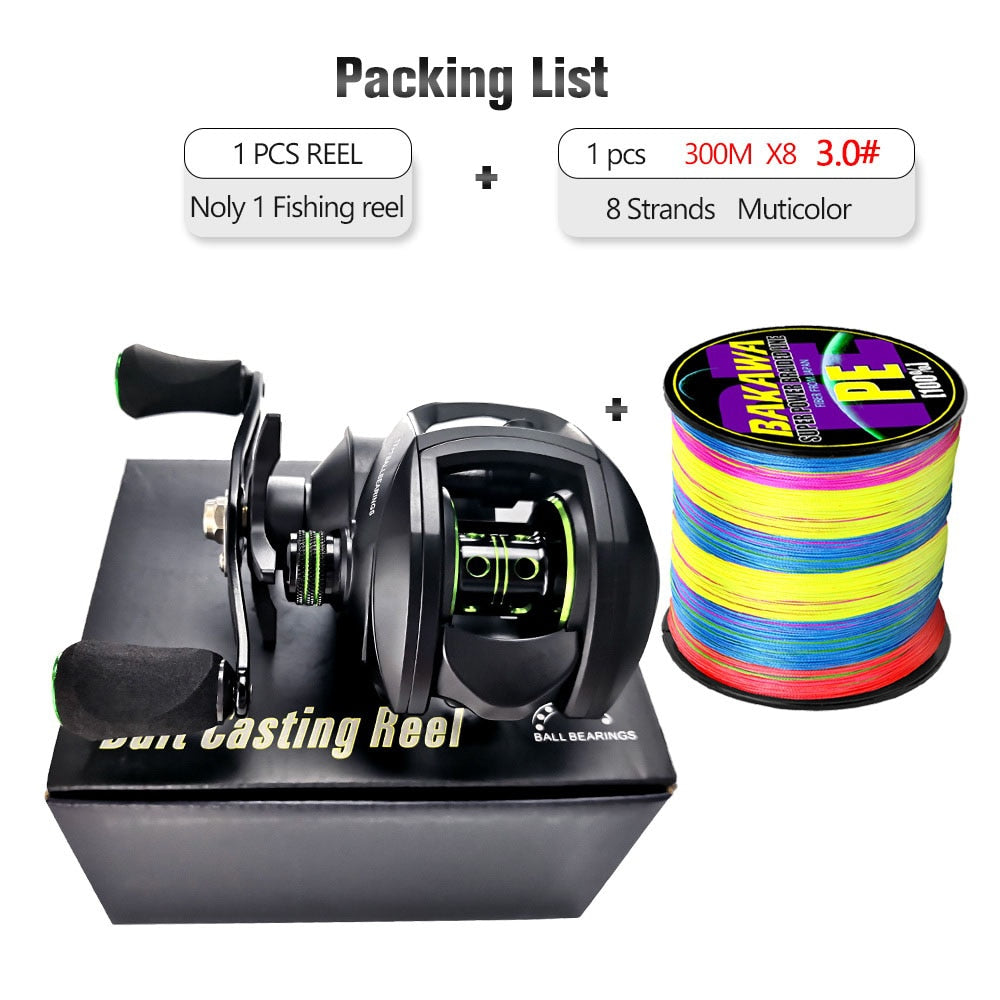 New Baitcasting Reel High Speed 8:1:1 Gear Ratio