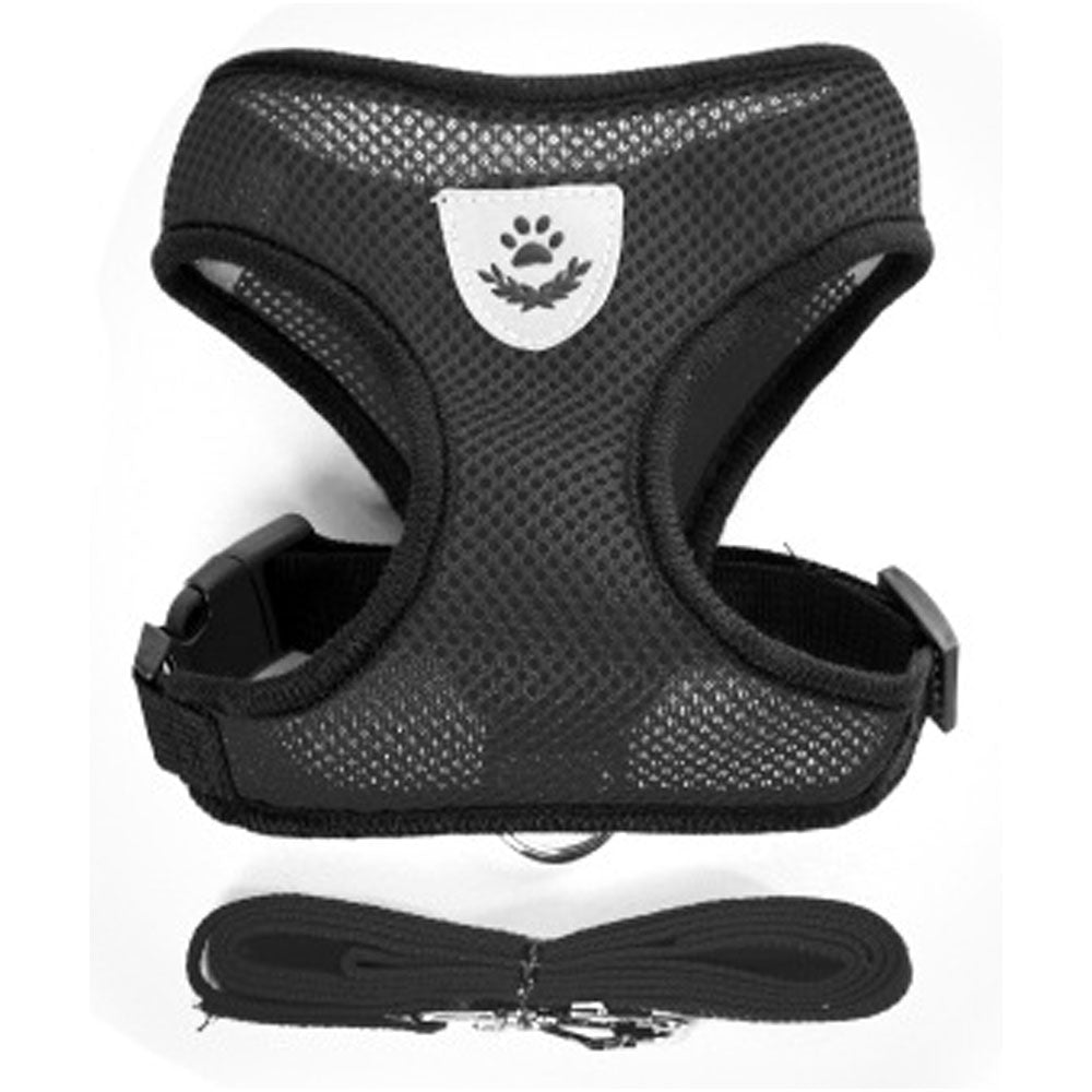 Nylon Mesh Cat Harness And Leash Breathable Kitten Cats Harnesses