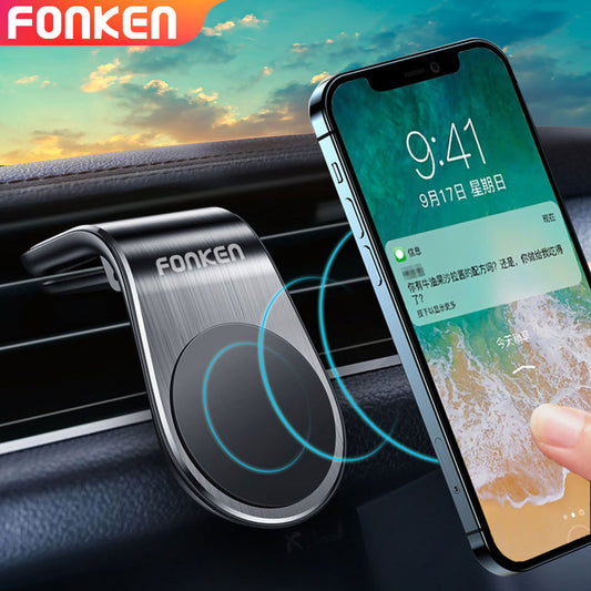 Magnetic Car Phone Holder Air Vent Clip Mount Stand