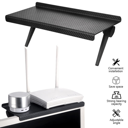Adjustable TV Screen Top Shelf Rack Organizer