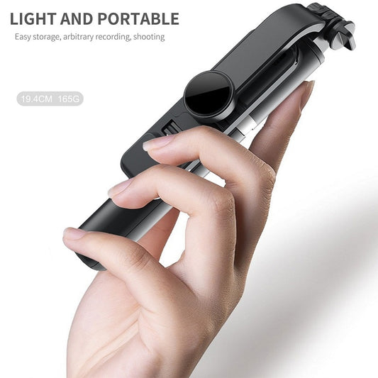 Wireless Bluetooth-compatible Selfie Stick Foldable
