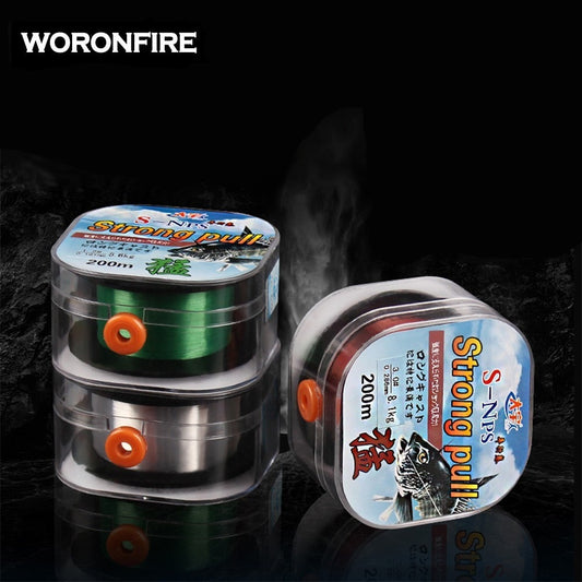200m Fluorocarbon Coating Fishing Line 0.4#-10# White