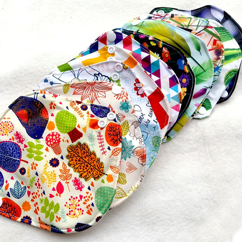 5pieces reusable panty liner wet bag