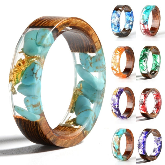 Wood Resin Ring Transparent Epoxy Resin Ring