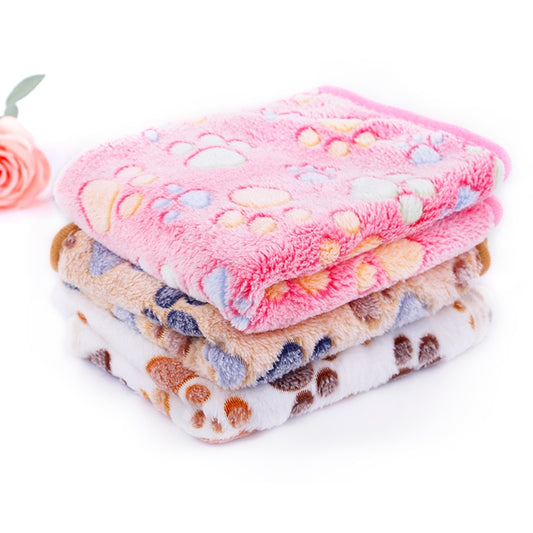 Winter Dog Bed Blankets Fleece Sleeping Mats