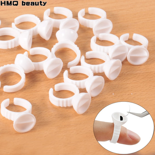 Beauty Disposable Eyelash Extension Glue Rings