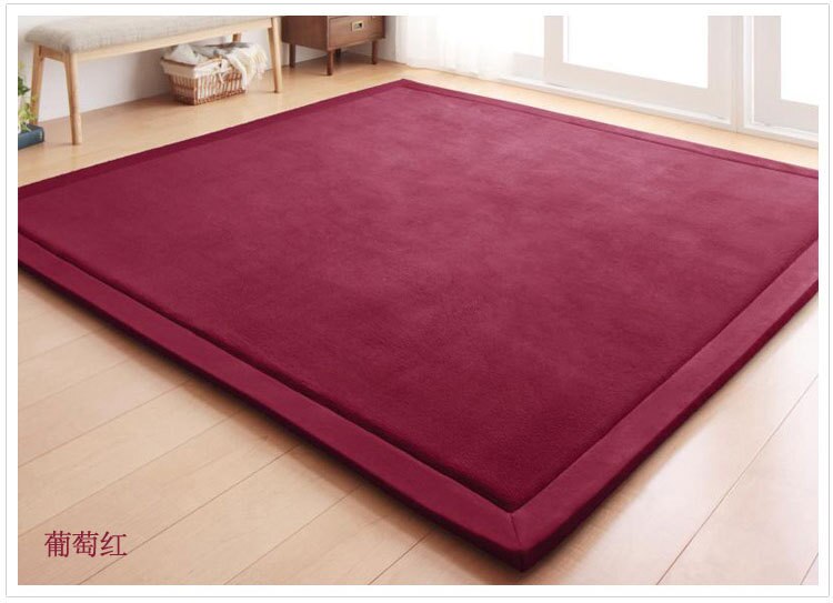 Thick Play Mats Coral Fleece Blanket Carpet Baby Crawling