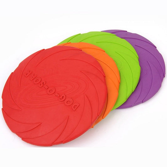 Silica Gel Soft Pet Flying Discs Dog Toys Saucer