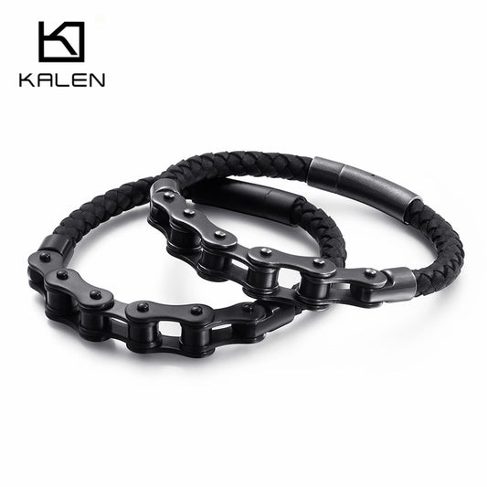 Hip Hop Bike Chain Charm Bracelets