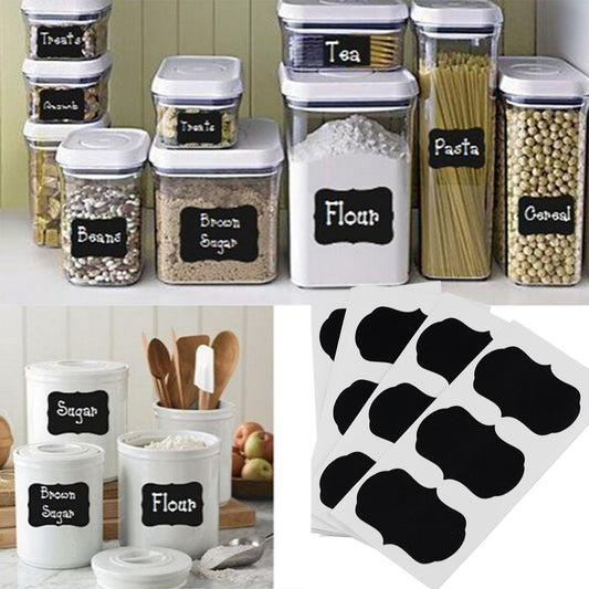 36 Pieces set Blackboard Sticker Craft Kitchen