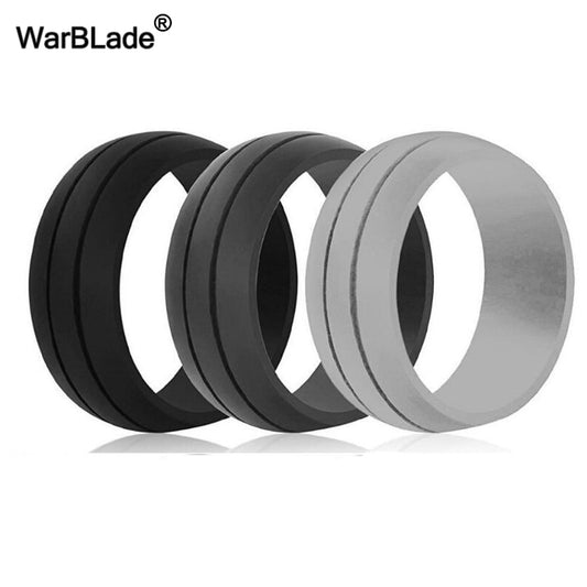 Natural Silicone CrossFit Flexible Rubber Finger Rings