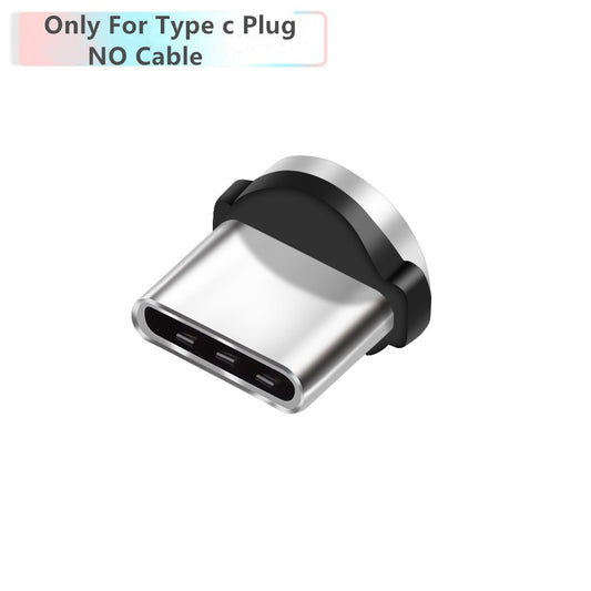 Magnetic Cable Braided LED Type C Micro USB magnetic usb charging cable