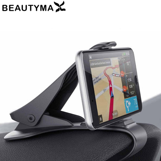 6.5inch Dashboard Car Phone Holder Easy Clip Mount Stand