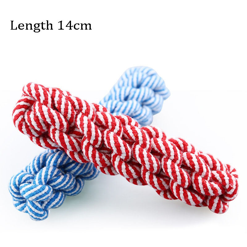 1 pieces Bite Resistant Pet Dog Chew Rope Knot Ball