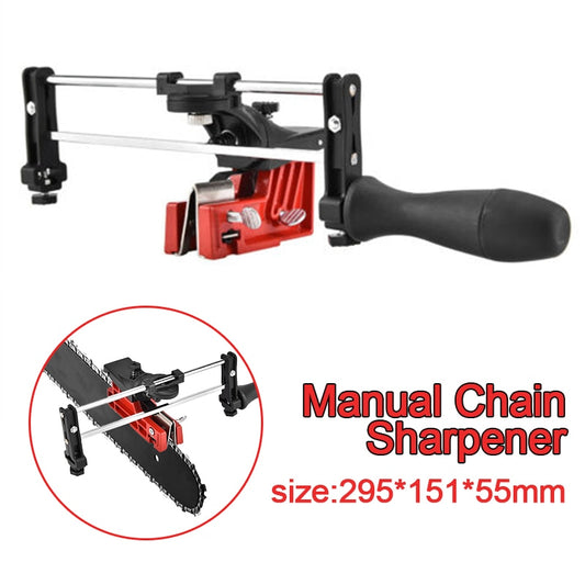 Manual Chain Sharpener Chainsaw Metal Bar