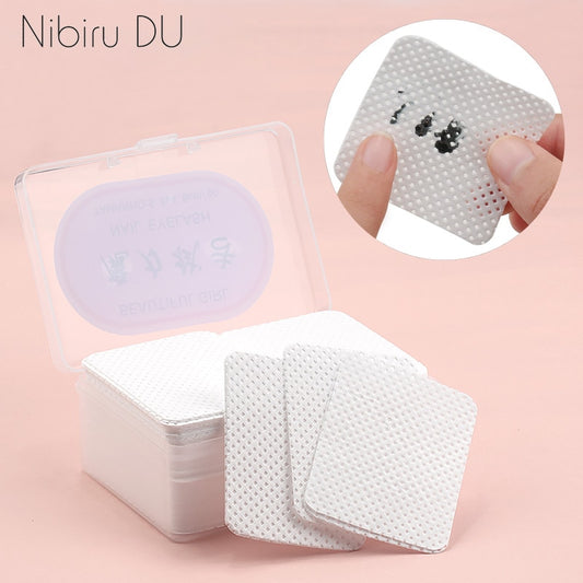 Beauty Lint-Free Nail Polish Remover Cotton Wipes UV Gel Tips