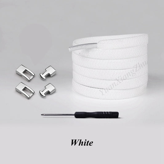 Cross buckle Elastic Shoe laces No Tie Shoelaces